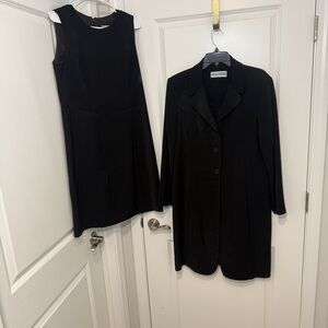 Jessica Howard Women’s 2-piece Dress Suit Set Black sz: 12